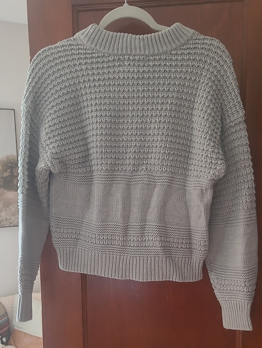 Textured Cable Knit Sweater - Picture 3 of 3